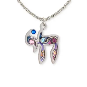 Adorned Chai Necklace, Orchid - 1430287N
