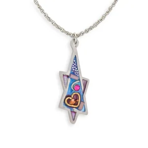 Beloved Star of David Necklace, Wisteria - 1430288PU