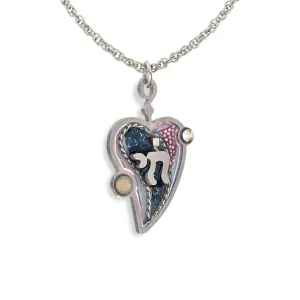 Full Heart Chai Necklace, Midnight - 1430402PU