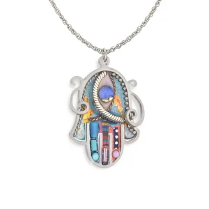 Gathered Treasures Hamsa Necklace - 1430619G