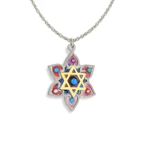 In Bloom Star of David Necklace - 1430714