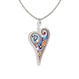 Shema Heart Necklace - 1430914