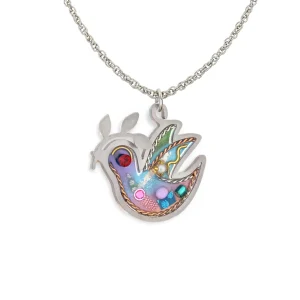 Tender Flight Dove Necklace - 1431024