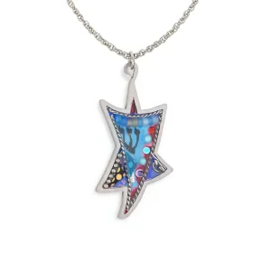 Hineni Star of David Necklace - 1431028