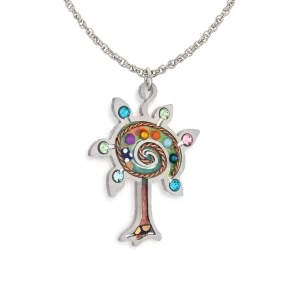 Mystic Glow Tree of Life Necklace - 1431032