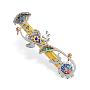 Open Hands Mezuzah - 1450259