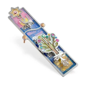 Blessed Sky Tree of Life Mezuzah - 1459905